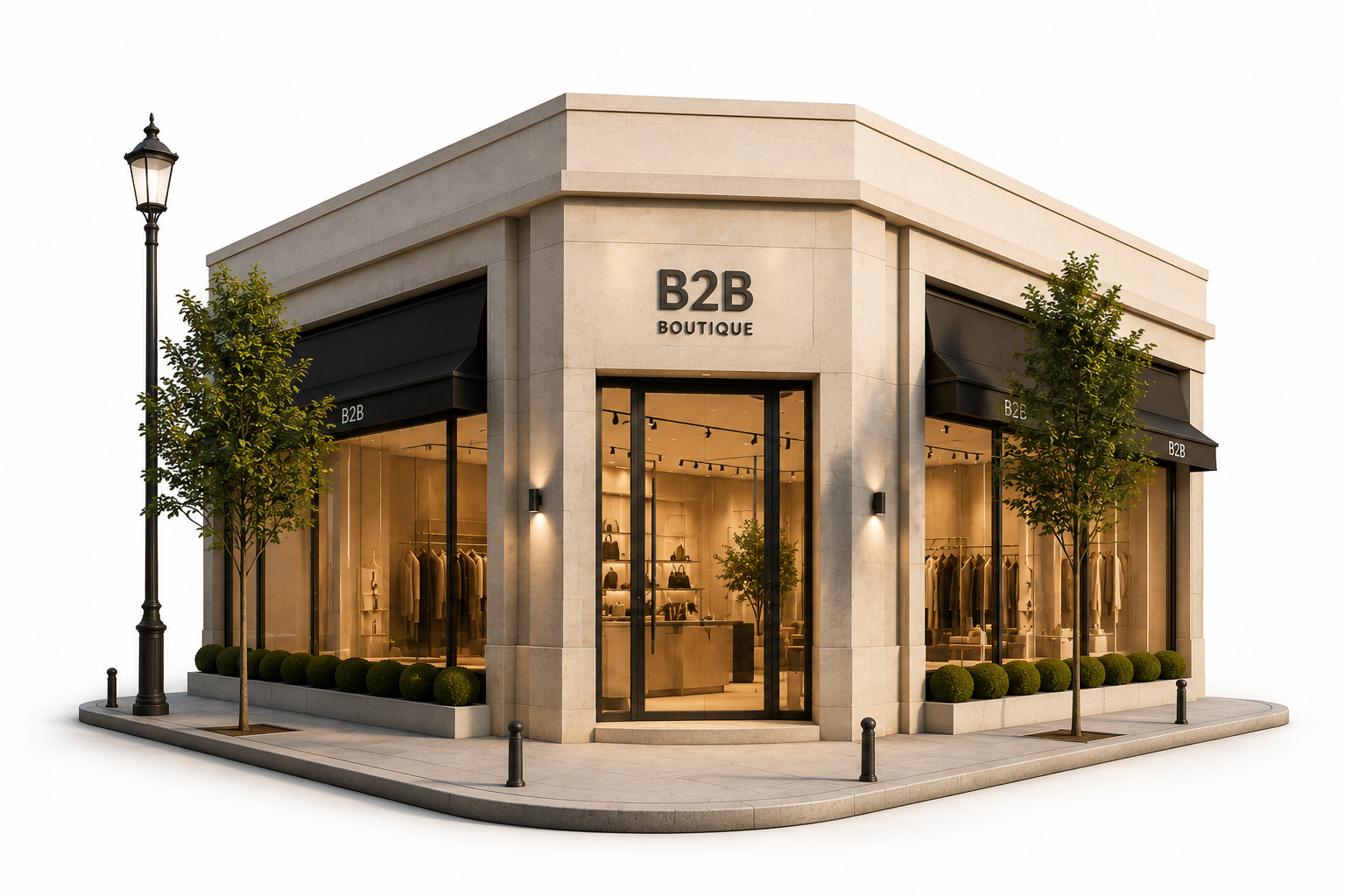 Architectural Storefront Blueprint